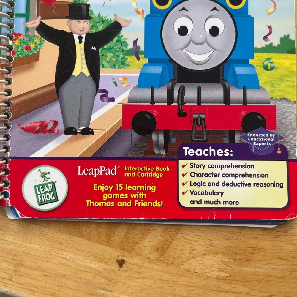 LeapFrog LeapPad Thomas & Friends Pre-Reading Book and Cartridge Set Age 5